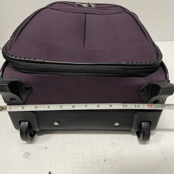 Samsonite X-Tralight Carry-On Luggage Underseater Trolley Roller Bag 16” Purple - Picture 5 of 12